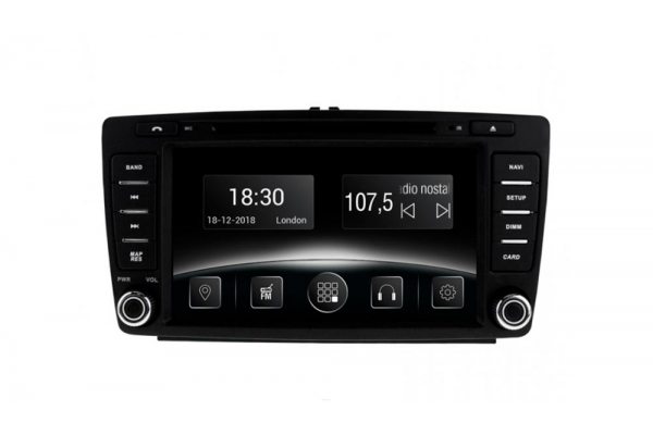 Штатная магнитола для Skoda Fabia 2005-2012 Gazer CM5007-1Z3