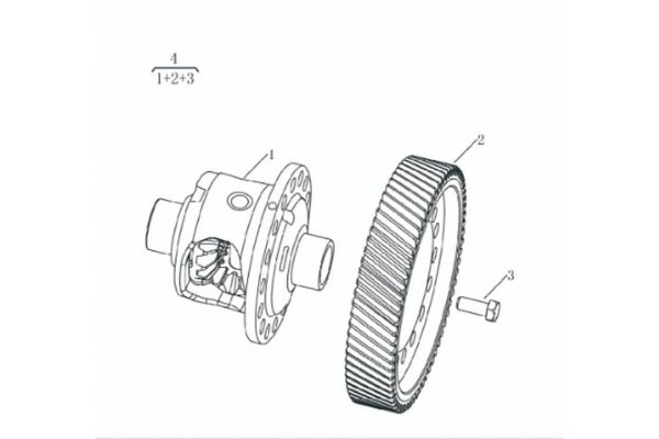 Диференціал Geely Emgrand EV - 1016040149, 1016040148, 3036029000