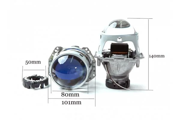 Биксеноновые линзы Hella 3R Blue Glass