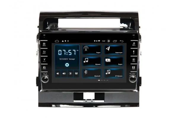 Штатная магнитола для Toyota Land Cruiser 200 (без усилителя)  INCAR DTA2-0303R