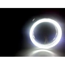 Биксеноновые линзы Galaxy G5 со светодиодными LED ангельскими глазками (белыми) - 2.5 дюйма