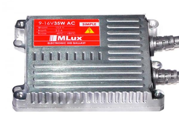 Блок розжига ксенона 35Вт MLux Simple 9-16В для стандартных цоколей и цоколей D2S (D2R)