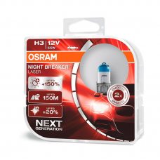 Галогенная лампа H3 Osram 64151NL-HCB Night Breaker Laser Next Generation +150%