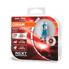 Галогенна лампа Osram H4 64193NL-HCB Night Breaker Laser Next Generation +150%