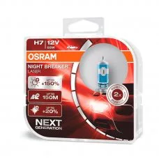 Галогенная лампа H7 Osram 64210NL-HCB Night Breaker Laser Next Generation +150%