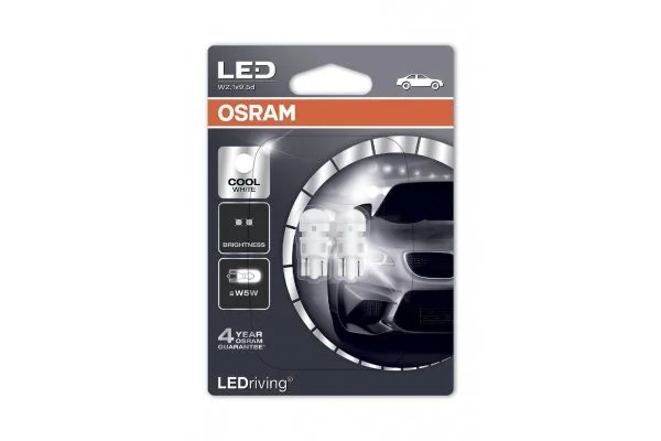 Світлодіодні лампи Osram 2880CW-02B W5W LEDriving Standard 6000K 12V