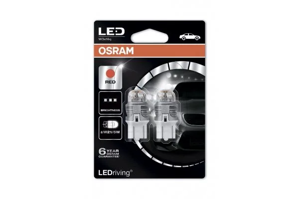 Світлодіодні лампи Osram 7915R-02B W21/5W LEDriving Premium Red 12V