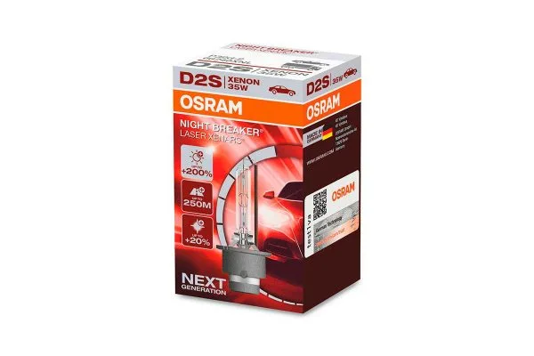 Ксеноновая лампа D2S Osram 66240XNL Xenarc Night Breaker Laser +200%