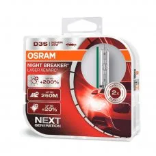 Ксеноновая лампа D3S Osram 66340XNL-DUOBOX Xenarc Night Breaker Laser 200%