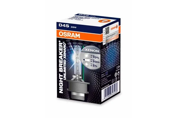 Ксенонова лампа D4S Osram 66440XNB Xenarc Night Breaker Unlimited +70%