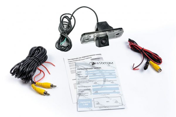 Камера заднього виду Hyundai Santa Fe, Grandeur PHANTOM CA-35+FM-79