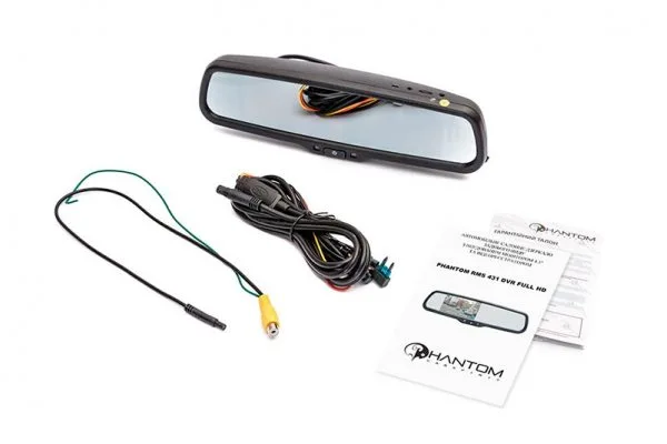 Зеркало видеорегистратор Phantom RMS-431 DVR Full HD