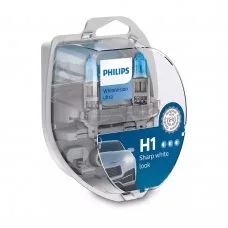 Галогенная лампа H1 Philips 12258WVUSM WhiteVision ultra +60%