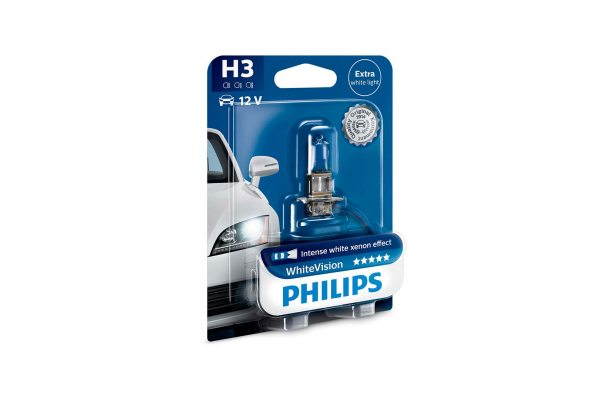 Галогенная лампа H3 Philips 12336WHVB1 WhiteVision