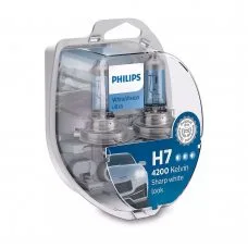 Галогенная лампа H7 Philips 12972WVUSM WhiteVision ultra +60%