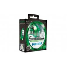 Галогенная лампа H4 Philips 12342CVPGS2 ColorVision зеленый