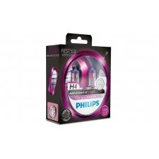 Галогенная лампа H4 Philips 12342CVPPS2 ColorVision фиолетовый