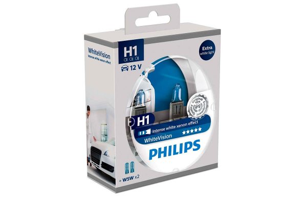 Галогенная лампа H1 Philips 12258WHVSM WhiteVision