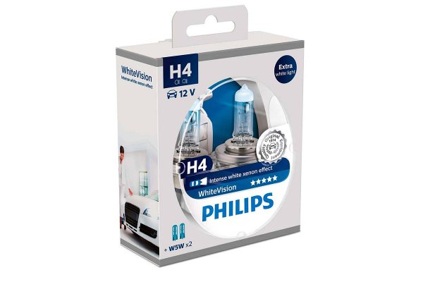 Галогенная лампа H4 Philips 12342WHVSM WhiteVision