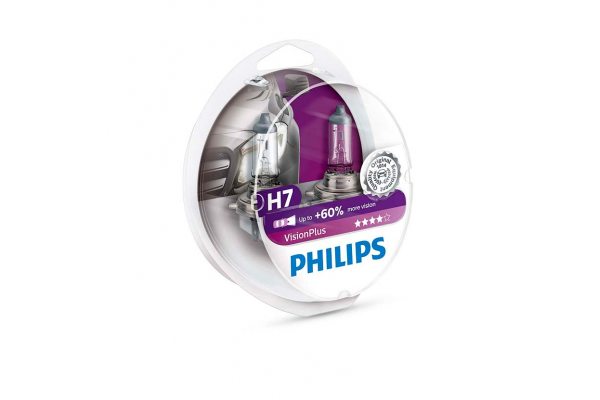 Галогенная лампа H7 Philips 12972VPS2 VisionPlus +60%