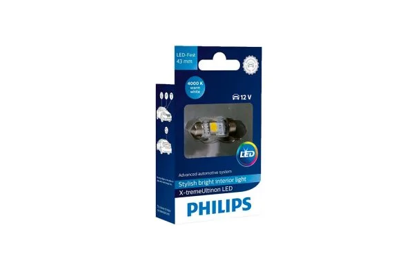 Світлодіодні лампи C5W (Festoon 43) Philips 129454000KX1 X-tremeUltinon LED