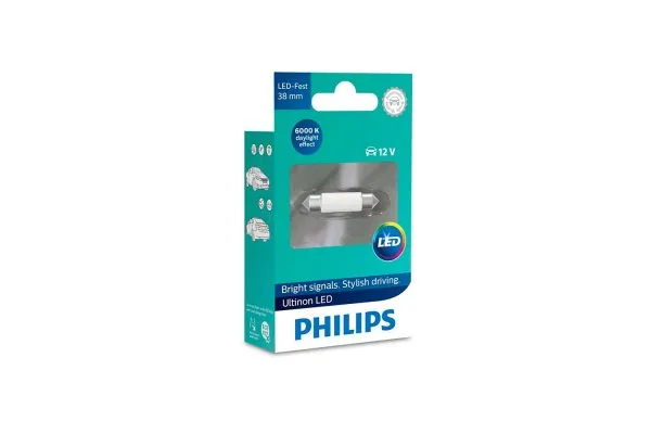 Світлодіодні лампи SV8,5 (Festoon 38) Philips 11854ULWX1 Ultinon LED 6000K