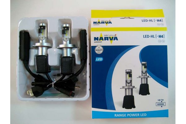 Cветодиодные лампы Narva Range Power LED 18004 для цоколя H4