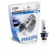Ксенонова лампа Philips D2R 85126BVUS1 BlueVision Ultra (блістер)