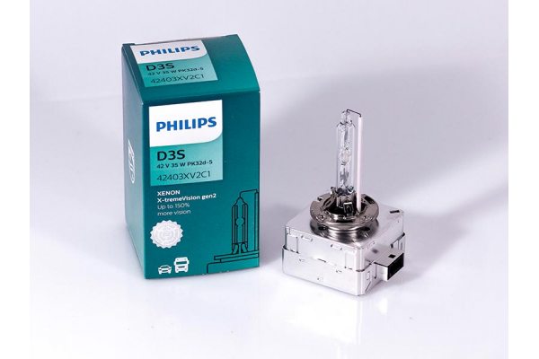 Ксеноновая лампа D3S Philips 42403XV2C1 X-tremeVision gen2 +150%