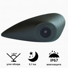 Камера переднего вида для Hyundai (универсальная для средней эмблемы) Prime-X C8128W