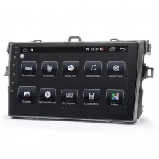 Штатная магнитола для Toyota Corolla 2007-2013 Prime-X 22-505/9B (черная)
