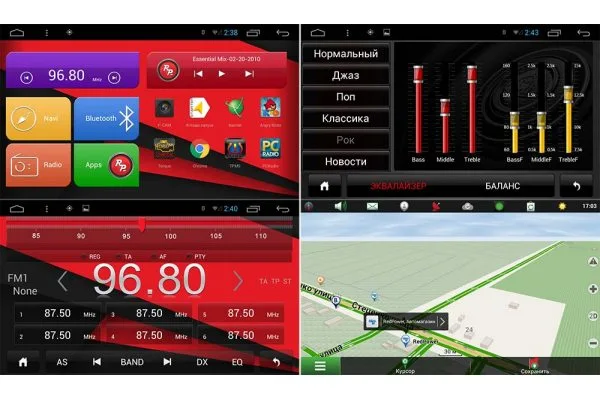 Універсальна 2DIN магнітола для Nissan RedPower 31001 IPS DSP