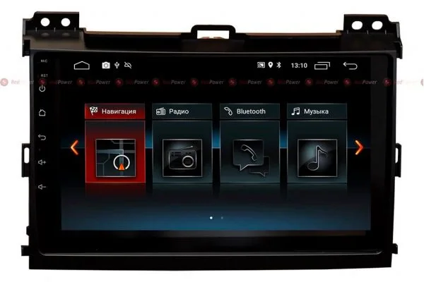 Штатна магнітола для Toyota LC120 Prado RedPower 30182