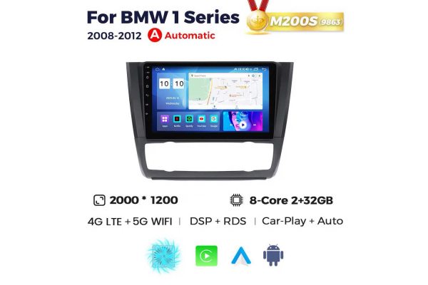 Штатна магнітола для BMW 1-series 08-12 (clima) Resonance M200 2K
