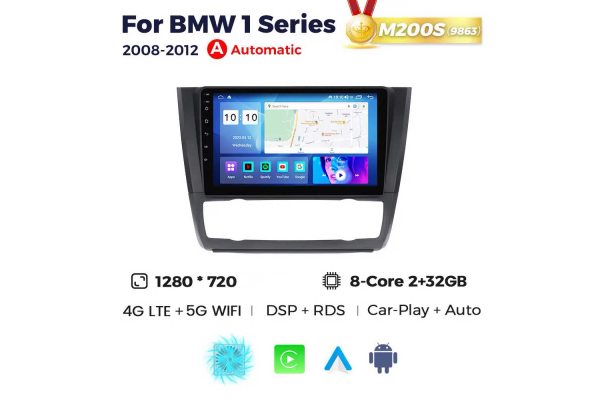 Штатная магнитола для BMW 1-series 08-12 (clima) Resonance M200 HD