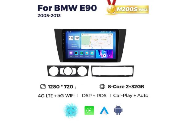 Штатная магнитола для BMW 3-series 05-13 Resonance M200 HD