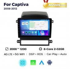 Штатная магнитола для Chevrolet Captiva 08-12 Resonance M200 2K