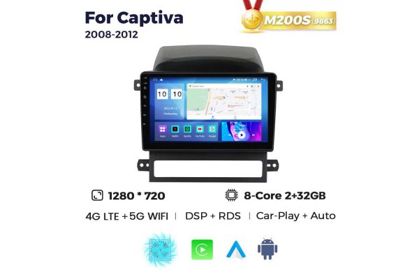 Штатная магнитола для Chevrolet Captiva 08-12 Resonance M200 HD