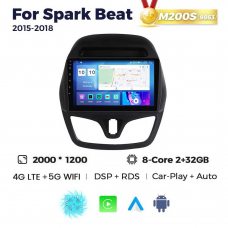 Штатная магнитола для Chevrolet Spark 15-18 Resonance M200 2K