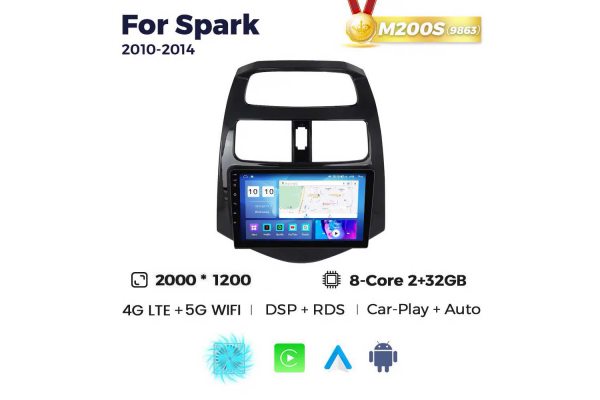 Штатна магнітола для Chevrolet Spark 10-14 Resonance M200 2K