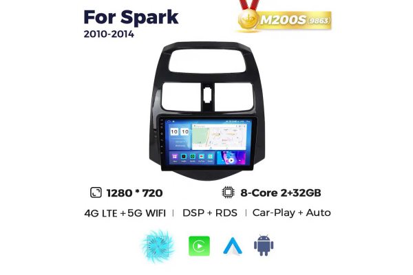 Штатная магнитола для Chevrolet Spark 10-14 Resonance M200 HD