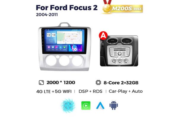 Штатна магнітола для Ford Focus 04-11 Resonance M200 2K