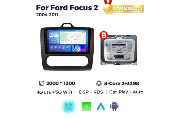 Штатна магнітола для Ford Focus 04-11 Resonance M200 2K