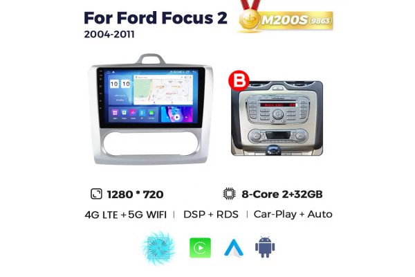 Штатна магнітола для Ford Focus 04-11 Resonance M200 HD