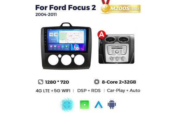 Штатна магнітола для Ford Focus 04-11 Resonance M200 HD