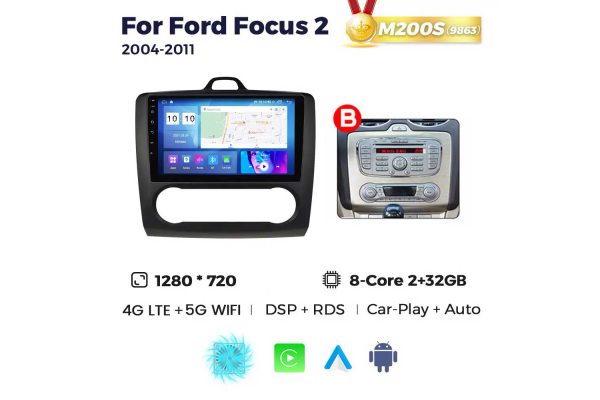 Штатна магнітола для Ford Focus 04-11 Resonance M200 HD