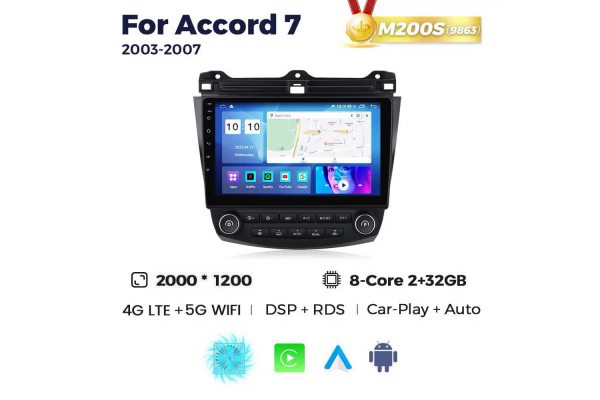 Штатна магнітола для Honda Аccord 03-08 Resonance M200 2K