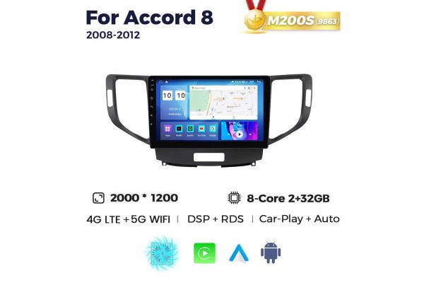 Штатна магнітола для Honda Аccord 07-12 Resonance M200 2K