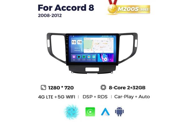 Штатна магнітола для Honda Аccord 07-12 Resonance M200 HD