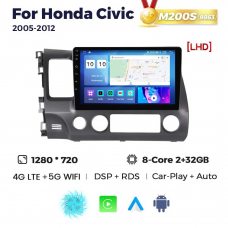 Штатна магнітола для Honda Civic 05-12 Resonance M200 HD